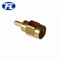 Conector de Antena Impermeable en Oferta, Mini Conector RF 1SMA-M/F para Montaje en PCB SMT