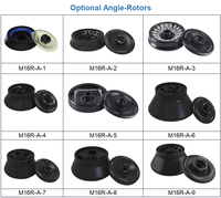 Centrifugeuse réfrigérée PCR à grande vitesse et grand volume de type table avec écran LCD couleur de 7 pouces JQ-M16R avec rotor en option