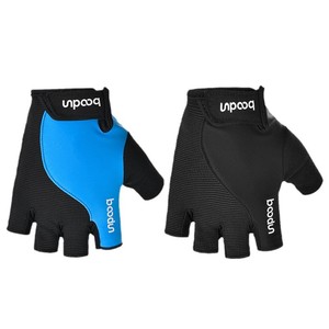 Boton Cycling Gloves Half Finger Black Blue Breathable Outdoor Riding Gloves Unisex Adult Size M L XL - Product Image 1