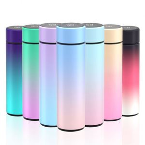 Intelligent Digital LED Temperature Display Water Bottle <b>Cup</b> Flask Vacuum Insulated With Sensor and Tea Infuser - Product Image 2