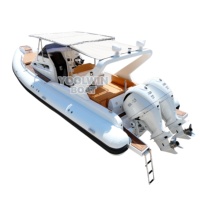 Bateaux semi-rigides et semi-rigides à coque rigide en aluminium Yoolwin de 38 pieds, haute performance, robustes, pour la pêche commerciale, à vendre