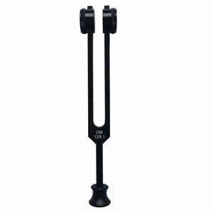 Diapasón de aleación de aluminio OM con base de masaje, diapasón OM negro, diapasón 136.1. - Product Image 5