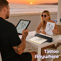 Impresora Térmica Portátil X8 con Conexión Inalámbrica, Impresión HD en Papel A4, Impresora para Tatuajes y Documentos, 5 Horas de Duración de la Batería