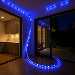 <b>SMD</b> Blue <b>LED</b> Flexible Strip 5 Meter Light For Indoor Outdoor Use - Product Image 3