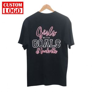 100% coton 180gsm mélange tailles coton respirant t-shirts unis pour hommes - Product Image 2