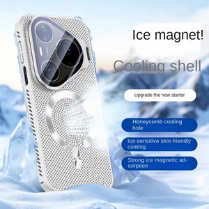 Coque de téléphone magnétique avancée à dissipation thermique mate pour HUAWEI P90 Pro Max P80 Pro P70 avec support de film pour objectif et protection intégrale - Product Image 4