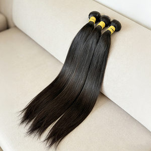 Extensiones de Cabello Humano Brasileño Remy 100% Virgen, de 8 a 40 Pulgadas, Lisas, en Paquetes, Color Natural, Duraderas y Sin Enredos - Product Image 2