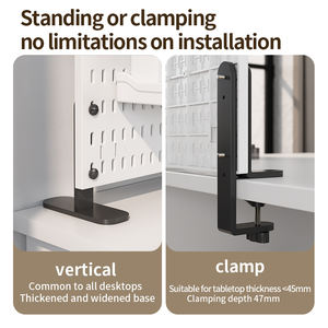 ชั้นวางของพลาสติก PP แบบพับได้ชั้นเดียว ไม่ต้องเจาะรู สำหรับวางบนโต๊ะ ชั้นวางติดผนัง สำหรับเก็บเครื่องเทศในครัว ของเล่น อาหาร - Product Image 4