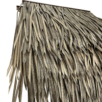 Tuiles de toit plates en paille synthétique et plastique ignifuge, style traditionnel, vente en gros d'usine, à prix abordable