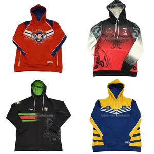 FQ polynésien Maori Au NZ League Club équipe Rugby à capuche hommes sweats à capuche Sport recadrée pull à capuche ensemble Rugby entraînement sweat - Product Image 2