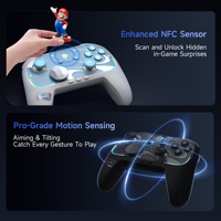 Manette de jeu EasySMX NS Switch 2 pour réveil à un robinet, manette de jeu avec manettes TMR, console de jeu avec NFC