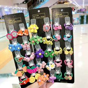 10 pz Per sacchetto morbido animale con cuore in gomma elastico Per <span class=keywords><strong>capelli</strong></span> cravatte Per <span class=keywords><strong>capelli</strong></span> Per bambine - Product Image 1