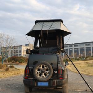 Tente de toit de voiture pour 2-3 personnes, <span class=keywords><strong>camping</strong></span> en plein air, Australie, coque rigide en aluminium triangulaire, quatre saisons, imperméable, vente en gros - Product Image 6