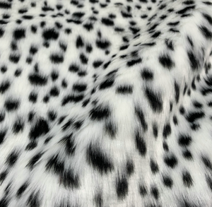 <span class=keywords><strong>Tissu</strong></span> en fausse fourrure à poils longs 100% polyester pour vêtements, jouets et textiles de maison, jacquard léopard et <span class=keywords><strong>dalmatien</strong></span>, style Shanghai - Product Image 3