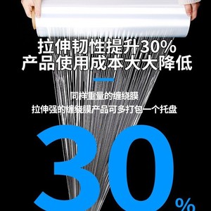 <b>Stretch</b> Film Transparent 50 Cm <b>Machine</b> Grade Polyethylene Industrial Packing Film High Transparency Smooth Surface - Product Image 4