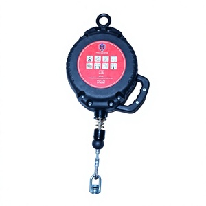 Ligne de vie auto-rétractable en acier avec anneau en D, résistance à la rupture de 500 kg, longueur réglable, boucle à connexion rapide, protection contre les chutes verticales - Product Image 3