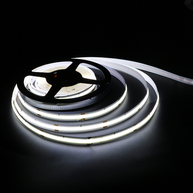 2021 Good Quality 12V 24V 384 480 528 Leds Per Meter 10mm CRI 95 Cob Led Strip