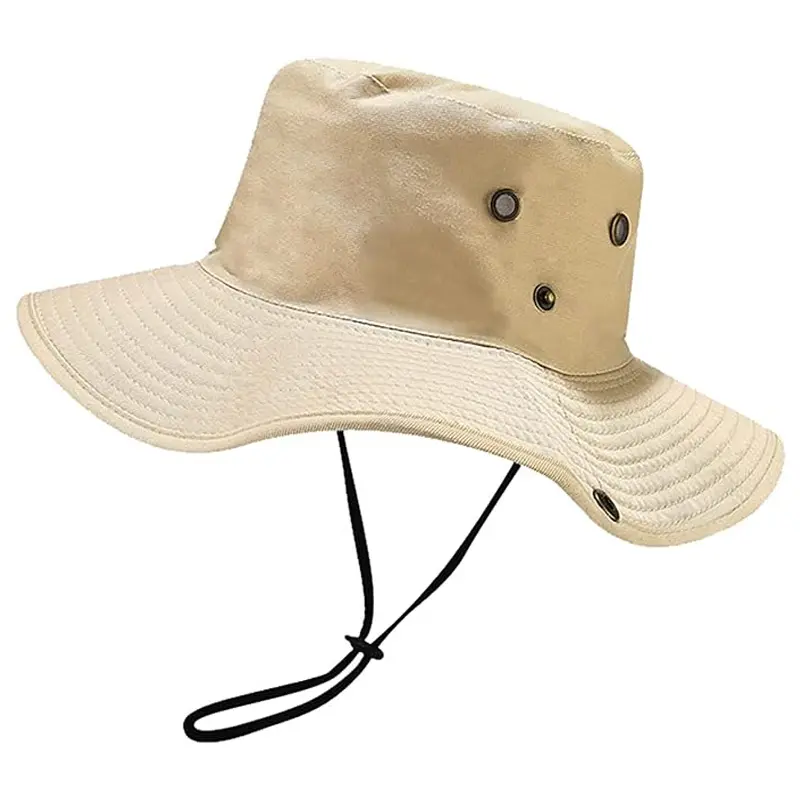RTS disponível verão ao ar livre caça pesca safari balde chapéus de sol com alça ajustável