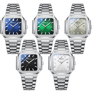 Montre à quartz simple et élégante, nouvelle montre carrée à grand cadran pour homme, montre à quartz sport haut de gamme pour homme - Product Image 2