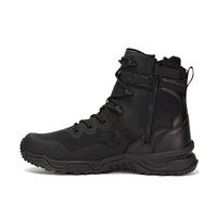 Hanagal Nylon TPU Cuir de vachette Résistant à l'usure Caoutchouc Noir Bottes Tactiques en Nylon