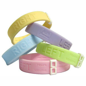 Braccialetti in Silicone per Promemoria Alimentazione Neonati, Personalizzabili, Unici Bracciali Promemoria Allattamento - Product Image 2