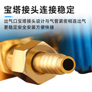 วาล์วลดแรงดันออกซิเจน Ouxi 1.5 Mpa 1/4 นิ้ว สำหรับเชื่อมและตัด - Product Image 5