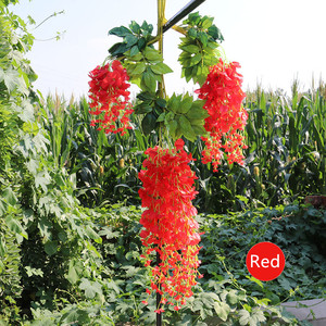 FAI DA TE <span class=keywords><strong>casa</strong></span> di cerimonia nuziale Di Natale del fiore decorazione della parete Artificiale wisteria fiore - Product Image 6