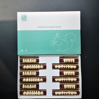Dents en résine acrylique multicouche OEM d'usine, dents synthétiques en résine acrylique composite pour prothèses dentaires