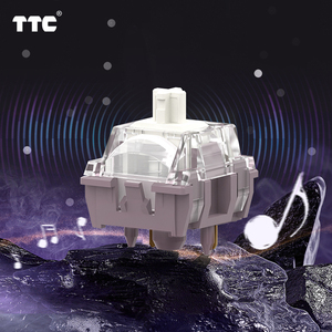 TTC Speed Gold V3 Interruptor lineal Alta respuesta Sonido HIFI Teclado mecánico para juegos <span class=keywords><strong>de</strong></span> 5 pines Teclado 3,6mm Viaje total 80 millones - Product Image 3