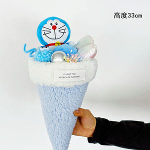 San valentino regalo di compleanno carino punto <span class=keywords><strong>Dora</strong></span> personalizzato Bouquet di peluche fiore conservato cartone animato pupazzo di peluche giocattolo di natale - Product Image 4