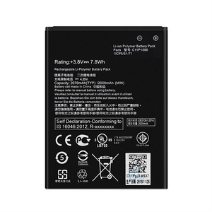 For ASUS C11P1506 2070mAh Premium Repair Grade Replacement <b>Battery</b> ZenFone Go ZC500TG CE RoHS Wholesale Bulk - Product Image 1