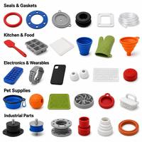 Bouchon de protection en silicone sur mesure, soufflet, joint en caoutchouc moulé par compression EPDM NBR FKM, pièces en caoutchouc injectées, joint de découpe Uplastech U007 OEM