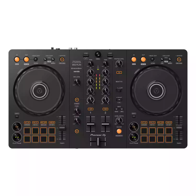 Pioneer DDJ-FLX4 DJ Controller - Entry-level DJ Mixing Console