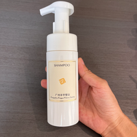 Emballage cosmétique en plastique PET de 150 ml pour la beauté et les soins personnels, flacon de savon liquide pour cils avec pompe à mousse blanche