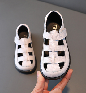 Chaussures scolaires noires à bride en T pour filles et garçons, petit MOQ, en stock - Product Image 5