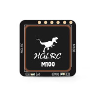 Module GPS HGLRC M100-5883 M10 unisexe avec boussole 21x21mm et indicateurs LED intégrés pour avion RC FPV longue portée