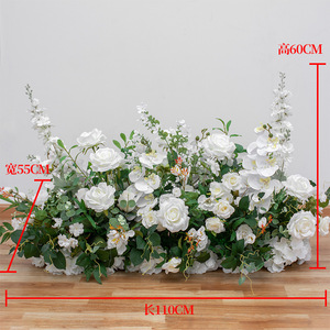 Phong cách Hàn Quốc phalaenopsis mô phỏng sắp xếp hoa đám cưới nền trang trí sân khấu vòm gỗ khung trang trí hoa - Product Image 4