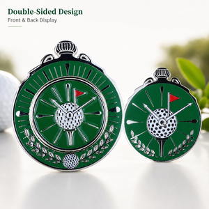 Marcador de Pelotas de Golf Magnético Personalizado OEM con Centro Extraíble para Club de Golf y Promoción de Marca - Product Image 2