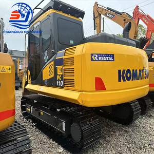 Excavadora de cadenas Komatsu PC110-7 usada, 11 toneladas, de segunda mano, con pocas horas de trabajo y precio bajo, con certificación CE - Product Image 2