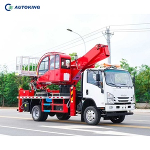 Qingling ISUZU <span class=keywords><strong>4WD</strong></span> awp xe tải hoạt động cao độ cao Xe Tải-địa hình gồ ghề di động nâng cao nền tảng công việc cho công nghiệp - Product Image 2