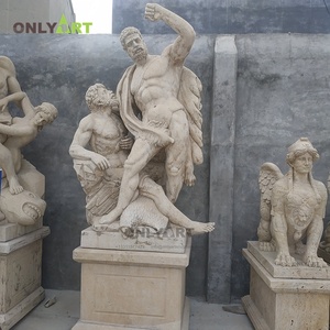 <span class=keywords><strong>Escultura</strong></span> de decoración de jardín, gran Stock, piedra Natural, mármol, estatua de Hércules, figura, <span class=keywords><strong>escultura</strong></span> - Product Image 3