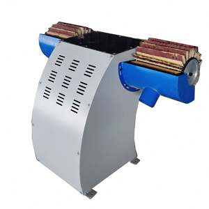 Carpintería Vertical Twin Roll Máquina pulidora de tres rollos Amoladora lateral Muebles Platillo de madera Máquina pulidora arriba y abajo - Product Image 2