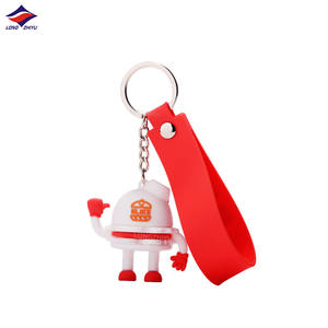 Longzhiyu Custom 3D Cute Doll Keychain with <strong>Personalized</strong> Logo Soft PVC <strong>Cheap</strong> High Quality Keyring Crafts and Gifts - Product Image 6