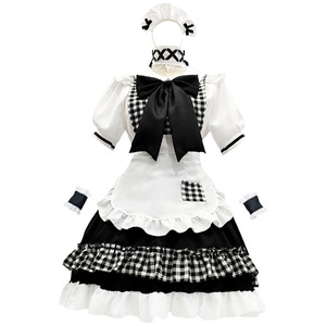 Japanese Style Lolita Maid Outfit Women's Cosplay Costume Dress Set Spring 2025 Anime Role Playing Uniform - Product Image 1