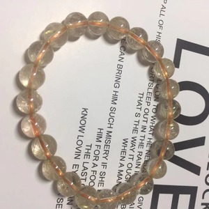 6 ~ <span class=keywords><strong>7</strong></span> mm Naturel blonde cheveux d'<span class=keywords><strong>or</strong></span> <span class=keywords><strong>en</strong></span> cristal rutilé quartz <span class=keywords><strong>bracelet</strong></span> femmes - Product Image 5