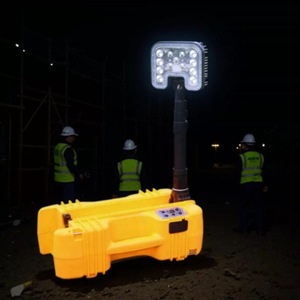Lampe de travail portable EF1085 LED rechargeable, source de lumière blanche pure, utilisation sur chantier - Product Image 1