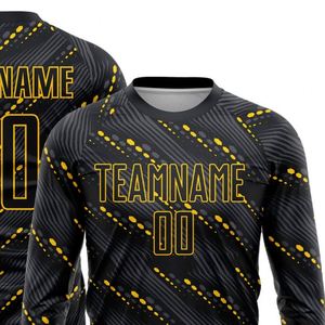 เสื้อฟุตบอลแขนยาวสำหรับผู้ชายระบายอากาศได้ดี แห้งเร็ว เหมาะสำหรับการฝึกซ้อม น้ำหนักเบา ชุดกีฬา - Product Image 4