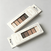 Boîtes d'emballage en papier pour fards à paupières individuels avec logo personnalisé professionnel, palettes de maquillage pour cosmétiques