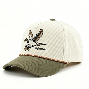 Casquette de baseball en velours côtelé personnalisée avec broderie, style vintage, pour l'extérieur, casquette de camionneur, chapeau de soleil de golf, chapeau de soleil ajustable pour les sports de plein air - Product Image 2