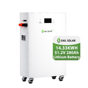 280ah 프리즘 리튬 이온 배터리 15kwh 바닥 장착 Lifepo4 배터리 모바일 51.2v 가정 에너지 저장 시스템 - Product Image 1